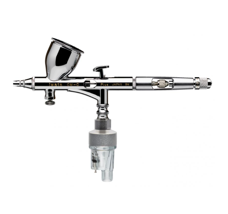ICM4502 Iwata Custom Micron CM-C Plus Gravity Feed Dual Action Airbrush