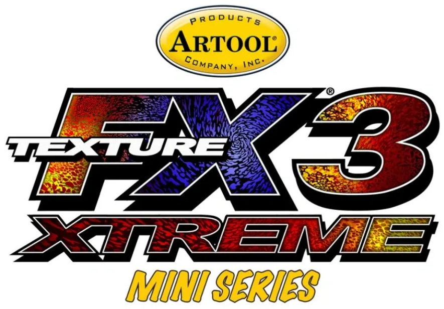 FHTFX3MS Artool Texture FX 3 Xtreme Mini Series Freehand Airbrush Templates by Gerald Mendez