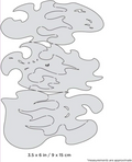 Artool True Fire Nano Series FHNS3 Stencil Set by Mike Lavallee