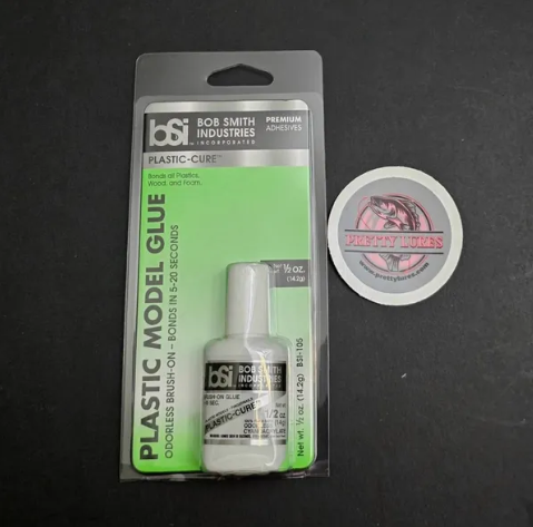 BSI Plastic-Cure 1/2oz with brush applicator