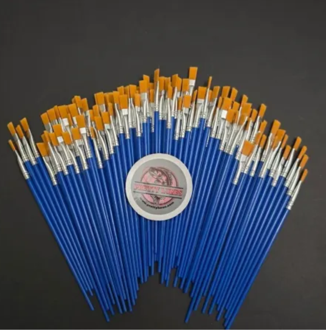 Flat 1/4" Brushes